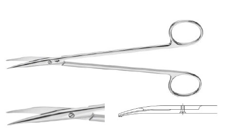 ПОТТС НОЖИЦІ ВИГНУТІ 175MM